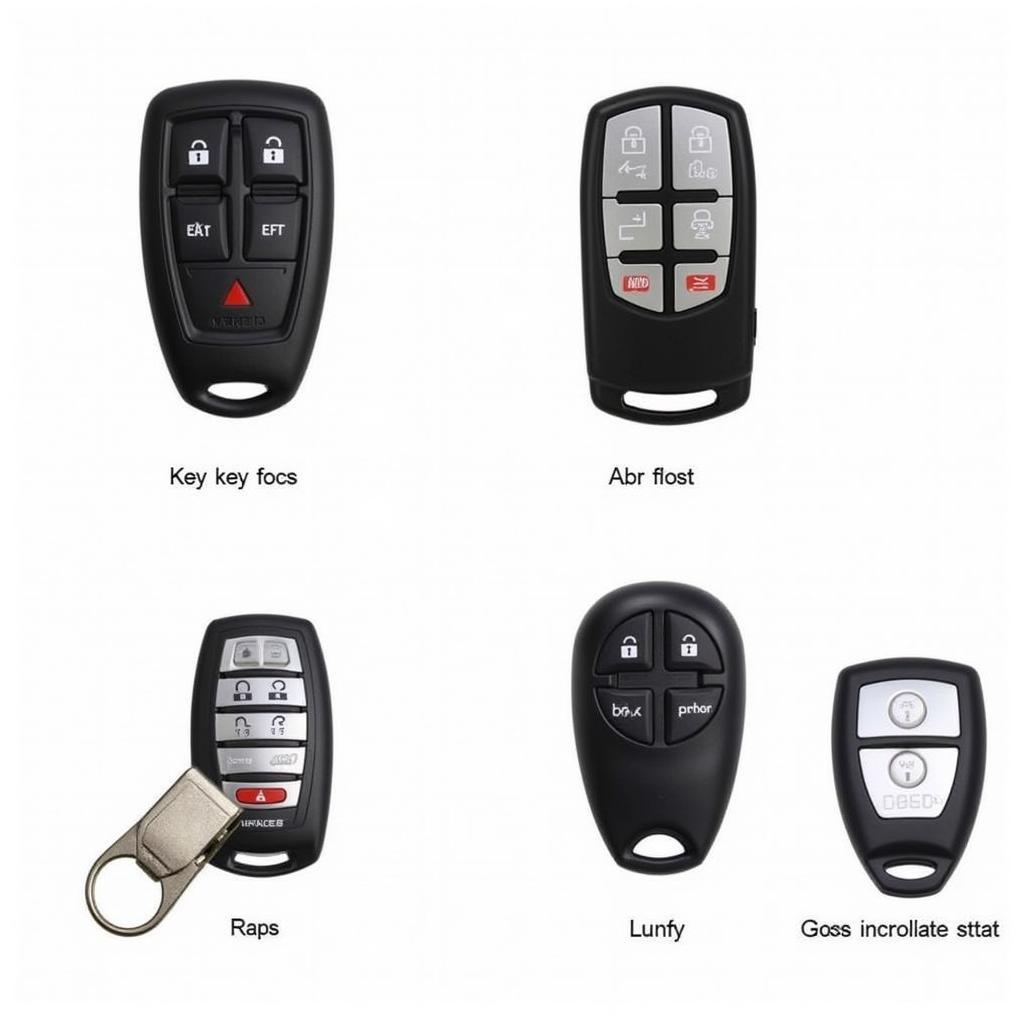 Different 2005 Dodge Durango Key Fobs