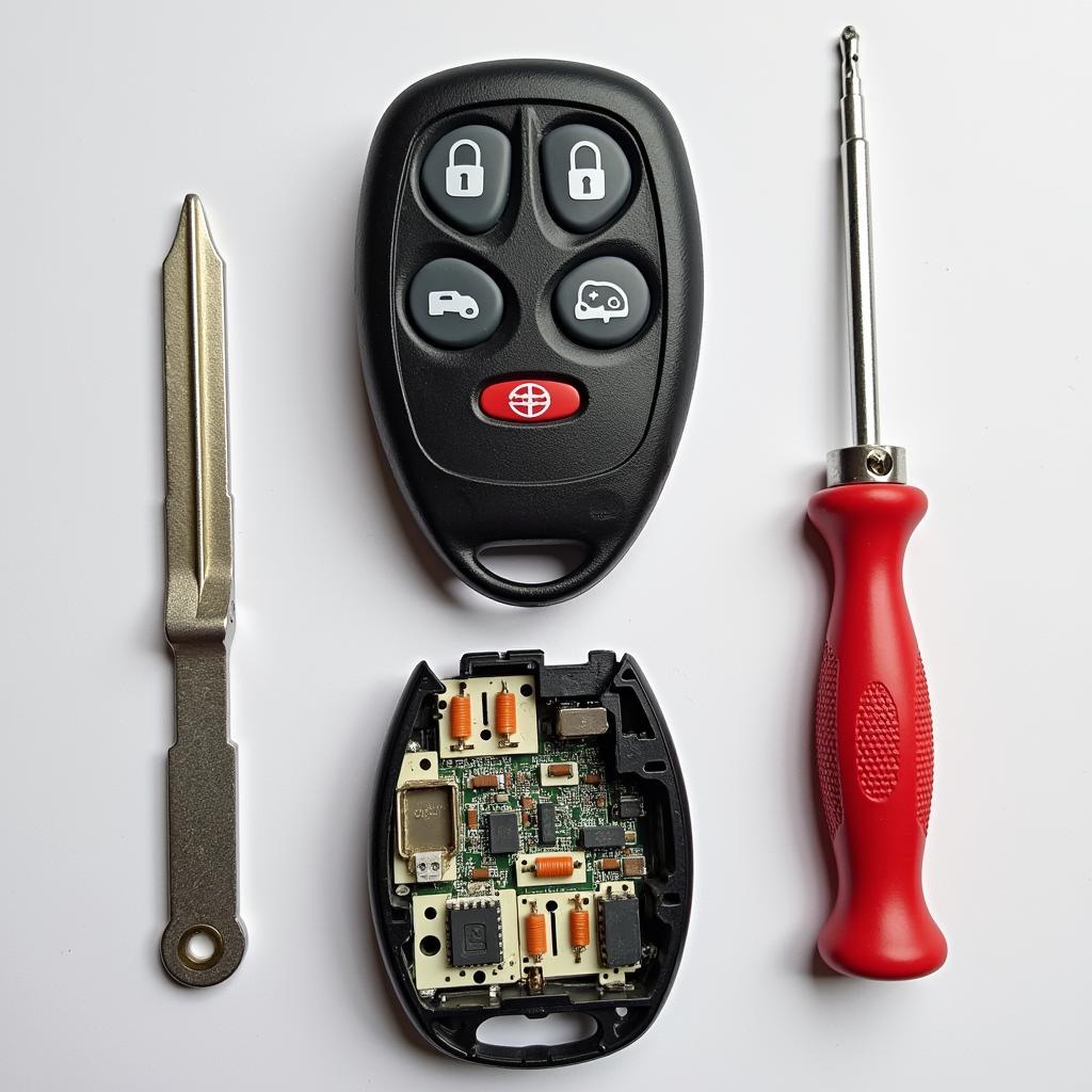 Repairing a Damaged 2005 Dodge Neon Key Fob