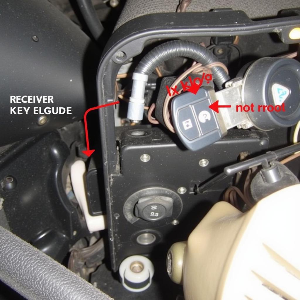 2005 Ford Escape Key Fob Receiver Location