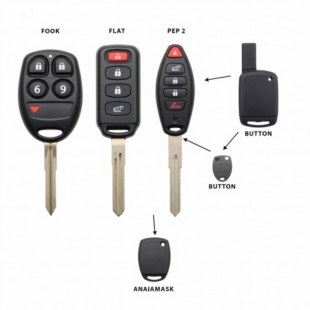 Different 2005 Ford Expedition Key Fobs