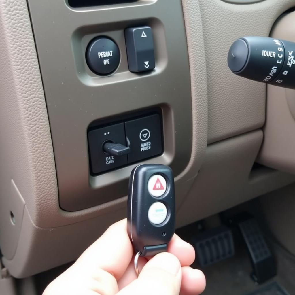 2005 Ford Explorer Key Fob in the Ignition