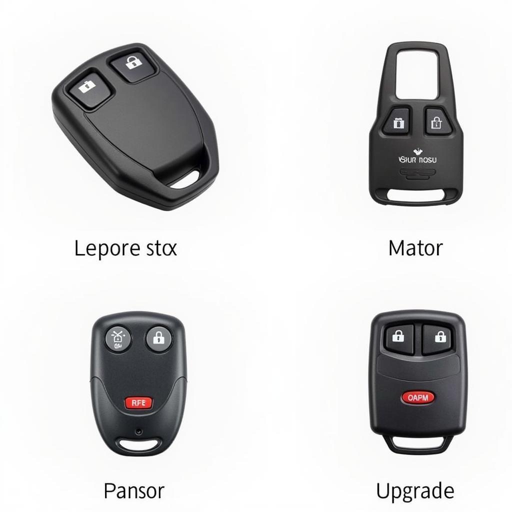 Different 2005 Ford F150 FX4 Key Fob Types