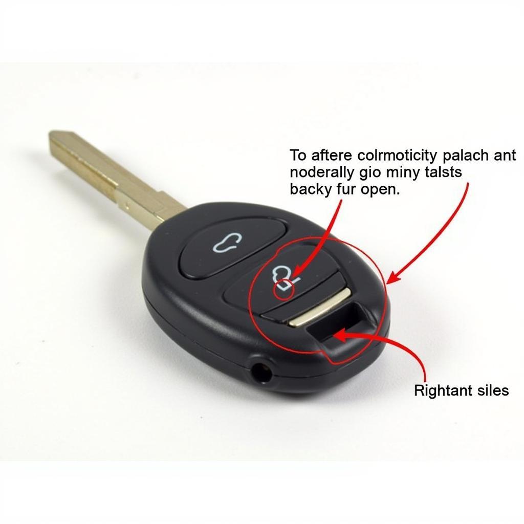 Locating the Battery Compartment on a 2005 Ford Focus ZX5 Key Fob