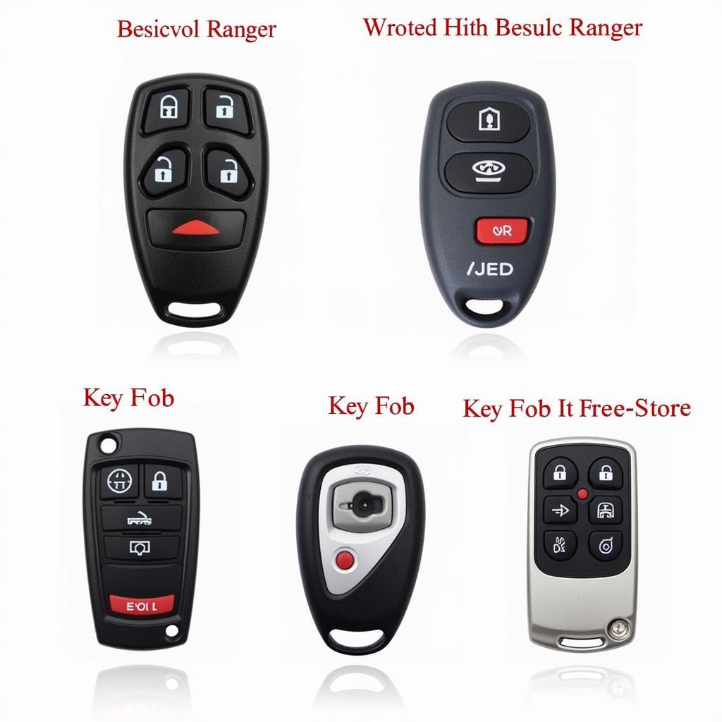 2005 Ford Ranger Key Fob Types