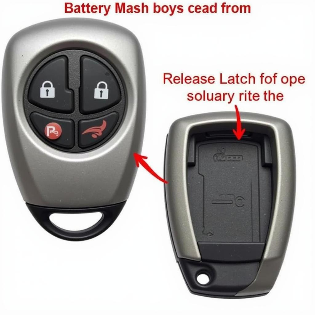 2005 Nissan Murano Key Fob Battery Location