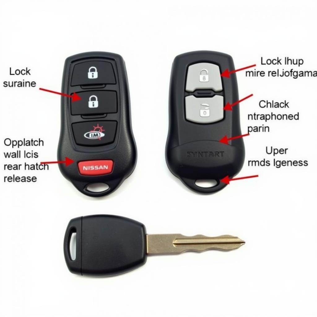 Identifying the 2005 Nissan X-Trail Key Fob