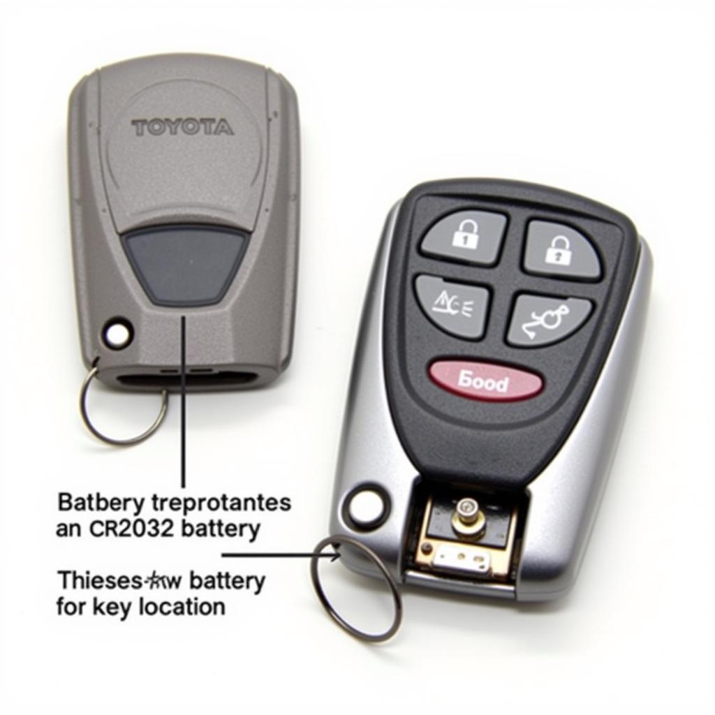 Locating the 2005 Toyota Avalon Key Fob Battery