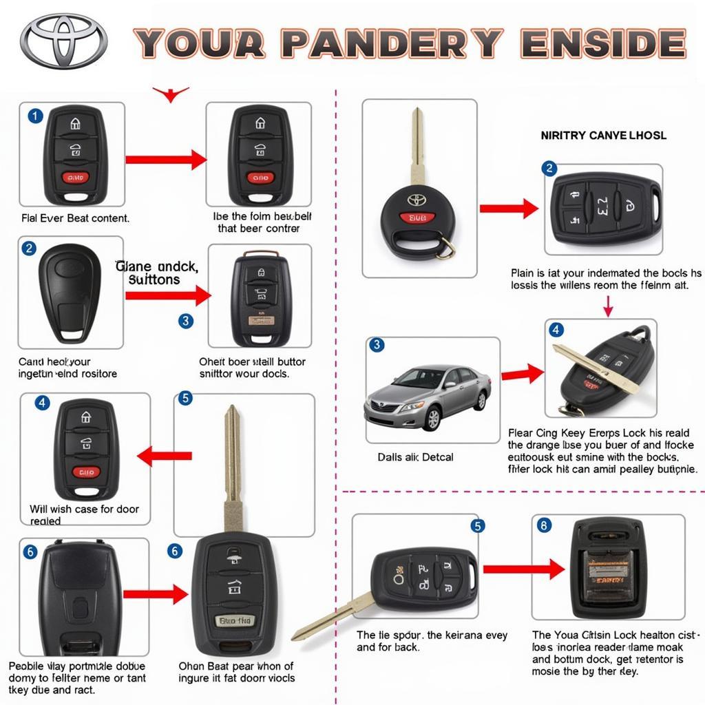 2005 Toyota Camry Solara Key Fob Programming Steps