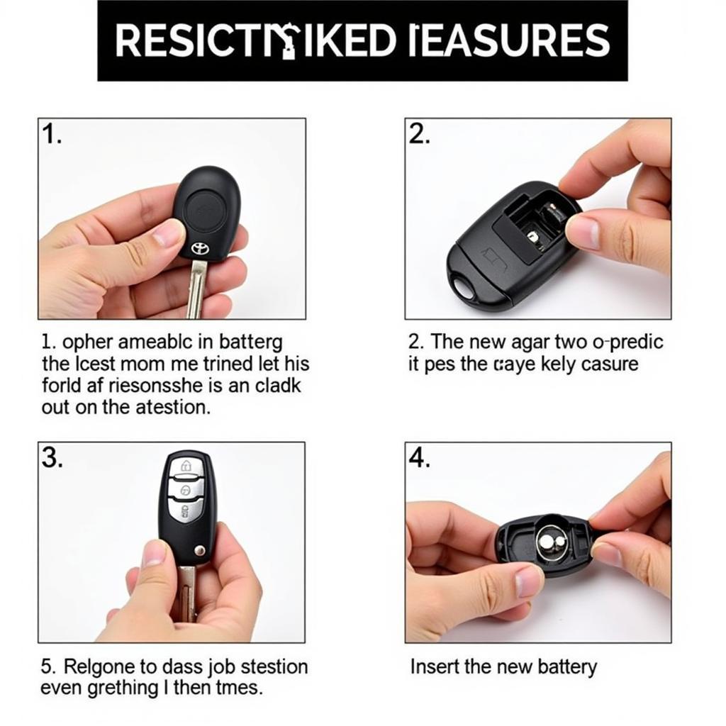 Replacing the Battery in a 2005 Toyota Highlander Key Fob