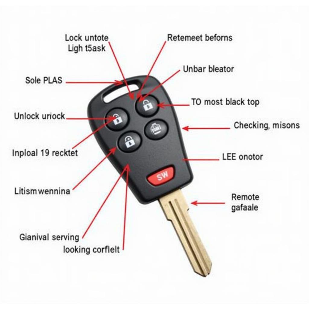 2005 Toyota Highlander Key Fob Functions