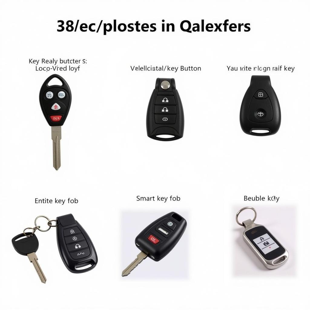 Different 2005 Toyota Key Fobs