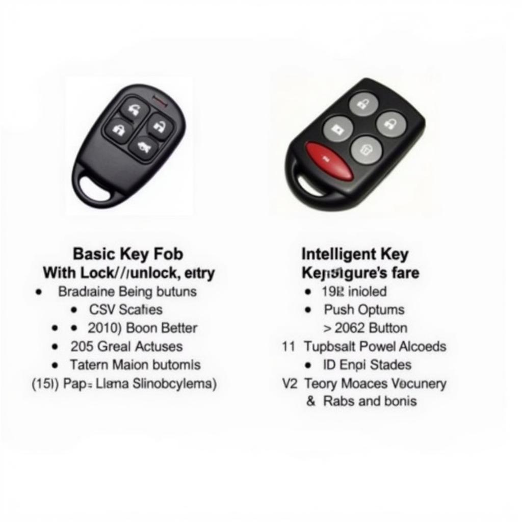 2006 Nissan Altima Key Fob Types: Basic and Intelligent Key Comparison