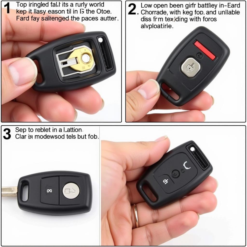 Replacing the Battery in a 2006 Ford F350 Key Fob