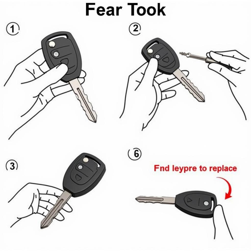 Replacing the Battery in a 2006 Ford Key Fob