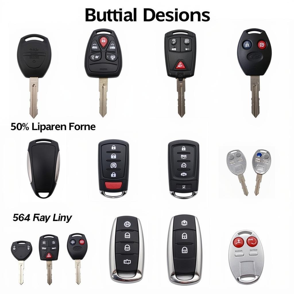 Different 2006 Ford Taurus Key Fob Types