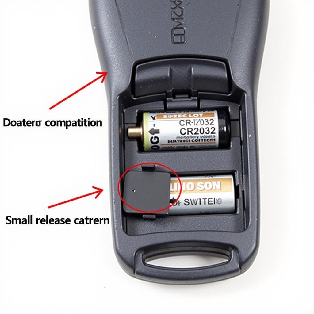 2006 Honda Odyssey Key Fob Battery Location: Identifying the small compartment housing the key fob battery.