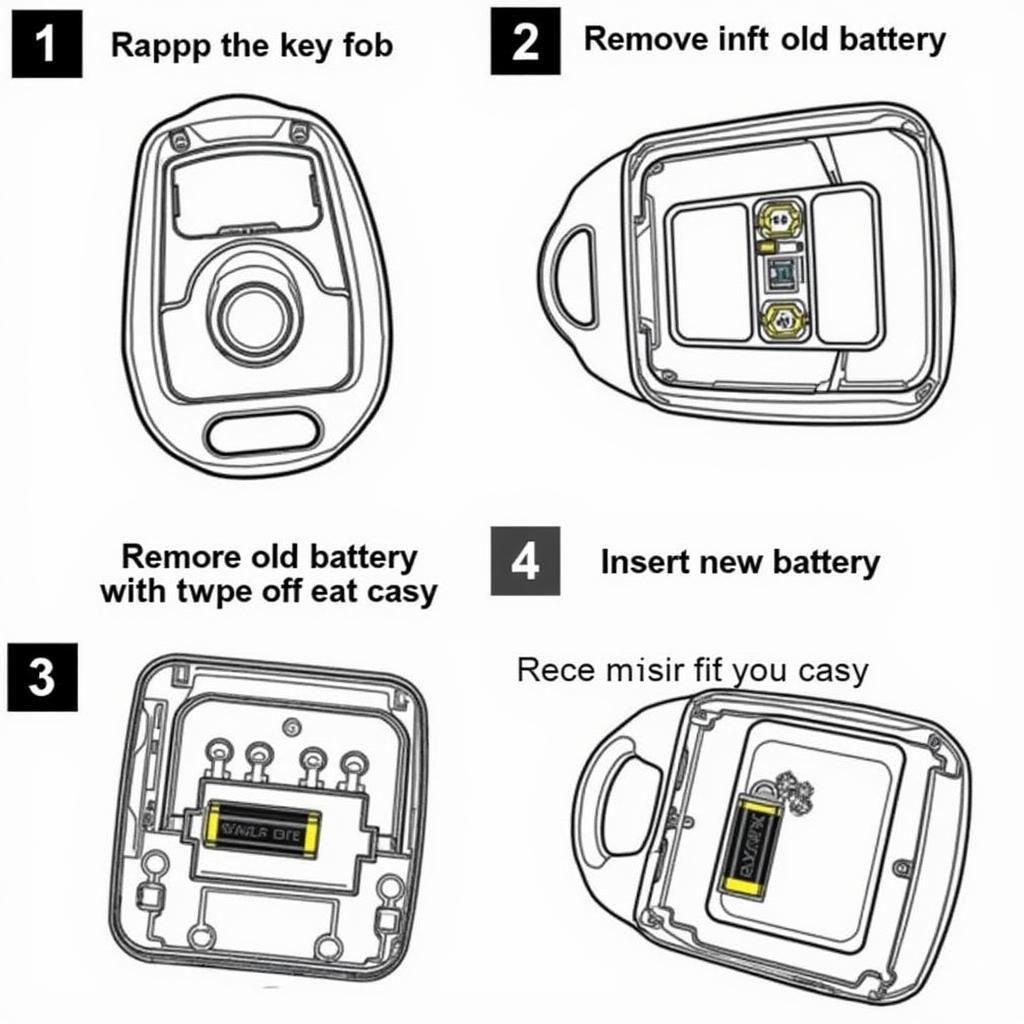 Replacing the battery in a 2006 Land Rover LR3 key fob