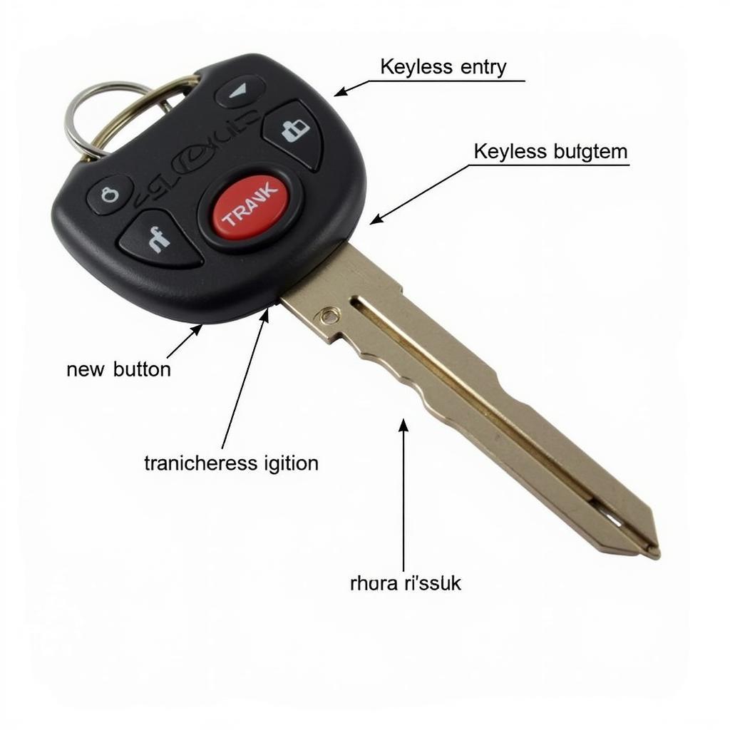 2006 Lexus LS430 Key Fob Functions: Keyless Entry, Keyless Ignition, Panic Button, Trunk Release