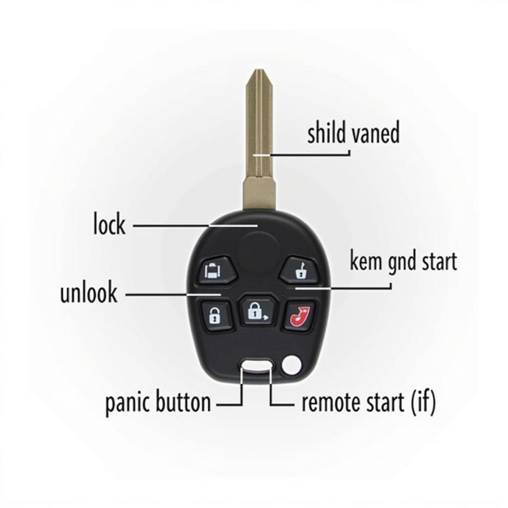 2006 Nissan Frontier Key Fob Functions: Lock, Unlock, Panic, and Remote Start