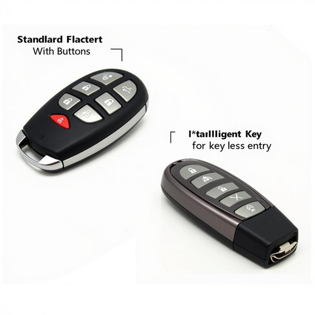 2006 Nissan Murano Key Fob Types: Standard and Intelligent Key