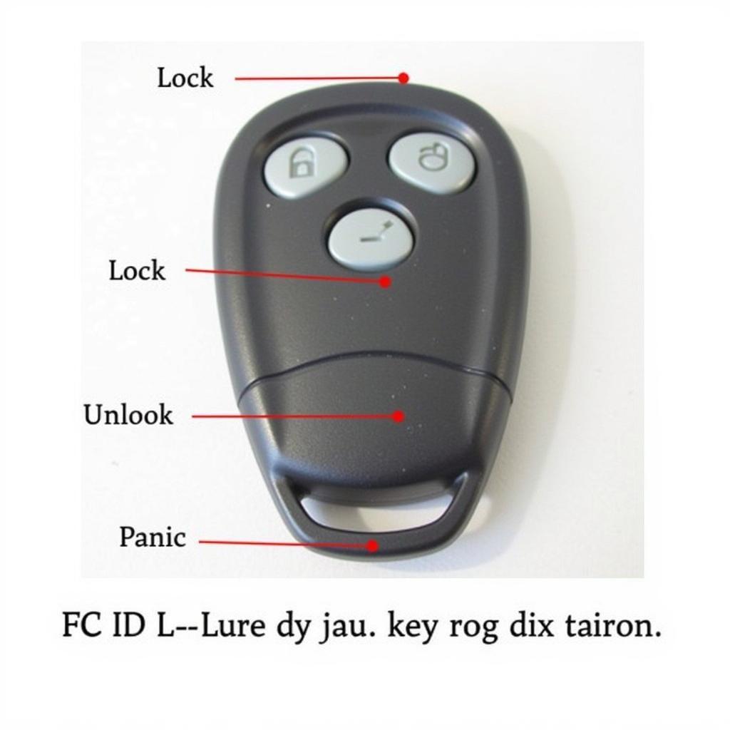 2006 Nissan Titan Key Fob Functions: Lock, Unlock, Panic, Remote Start