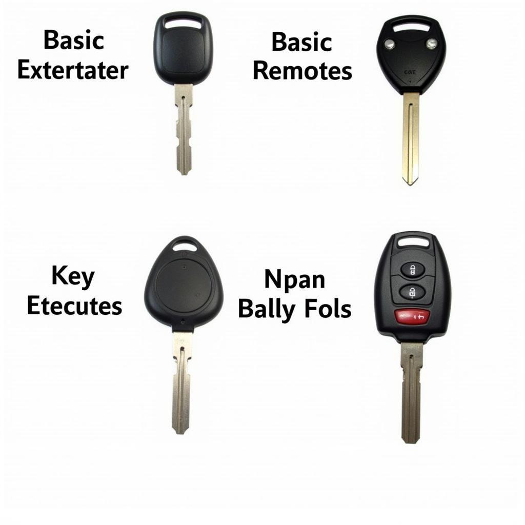 Different 2006 Nissan Xterra Key Fob Types