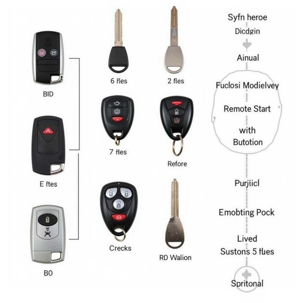 Different Types of 2006 Pontiac G6 GT Key Fobs