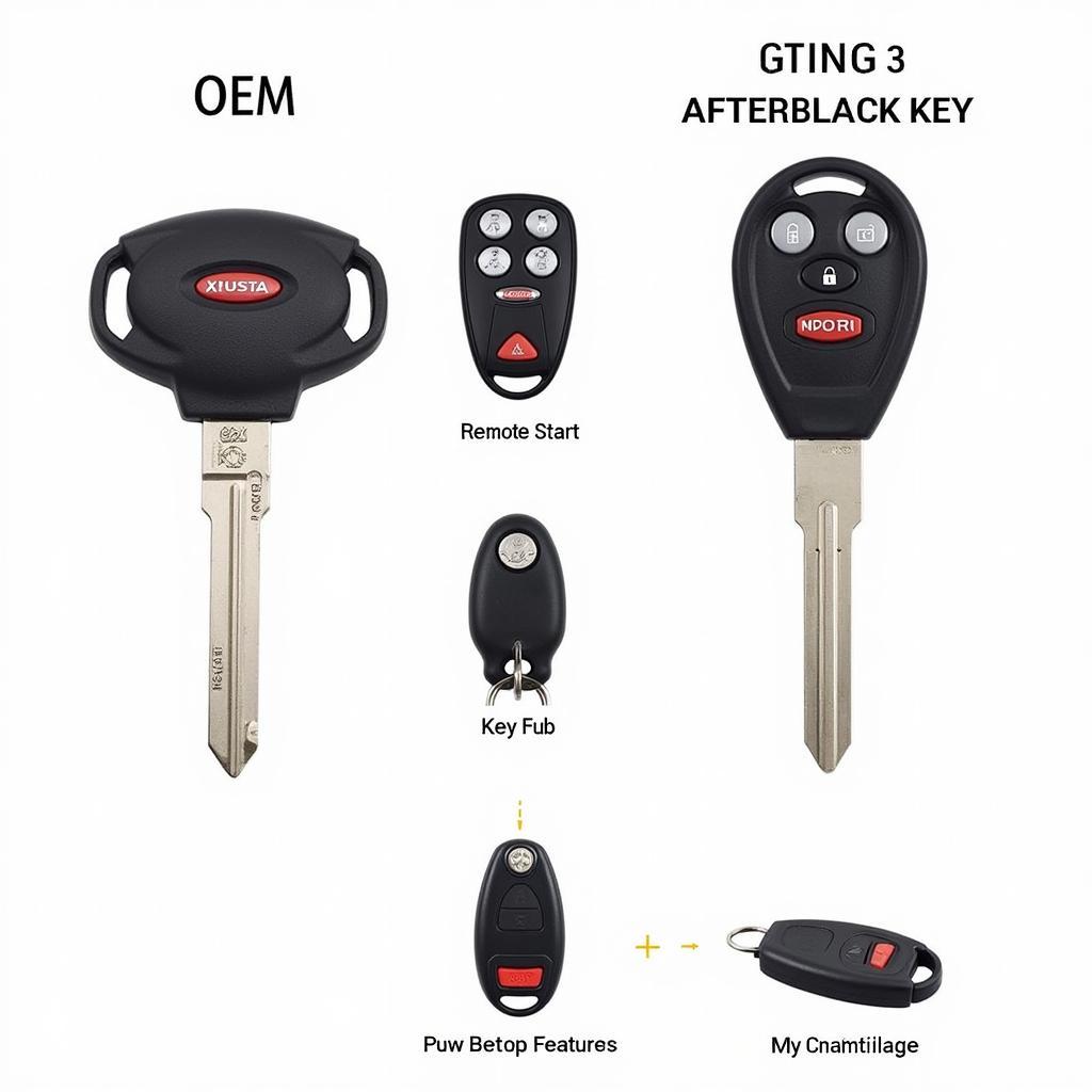 Different Types of 2006 Pontiac GTO Key Fobs