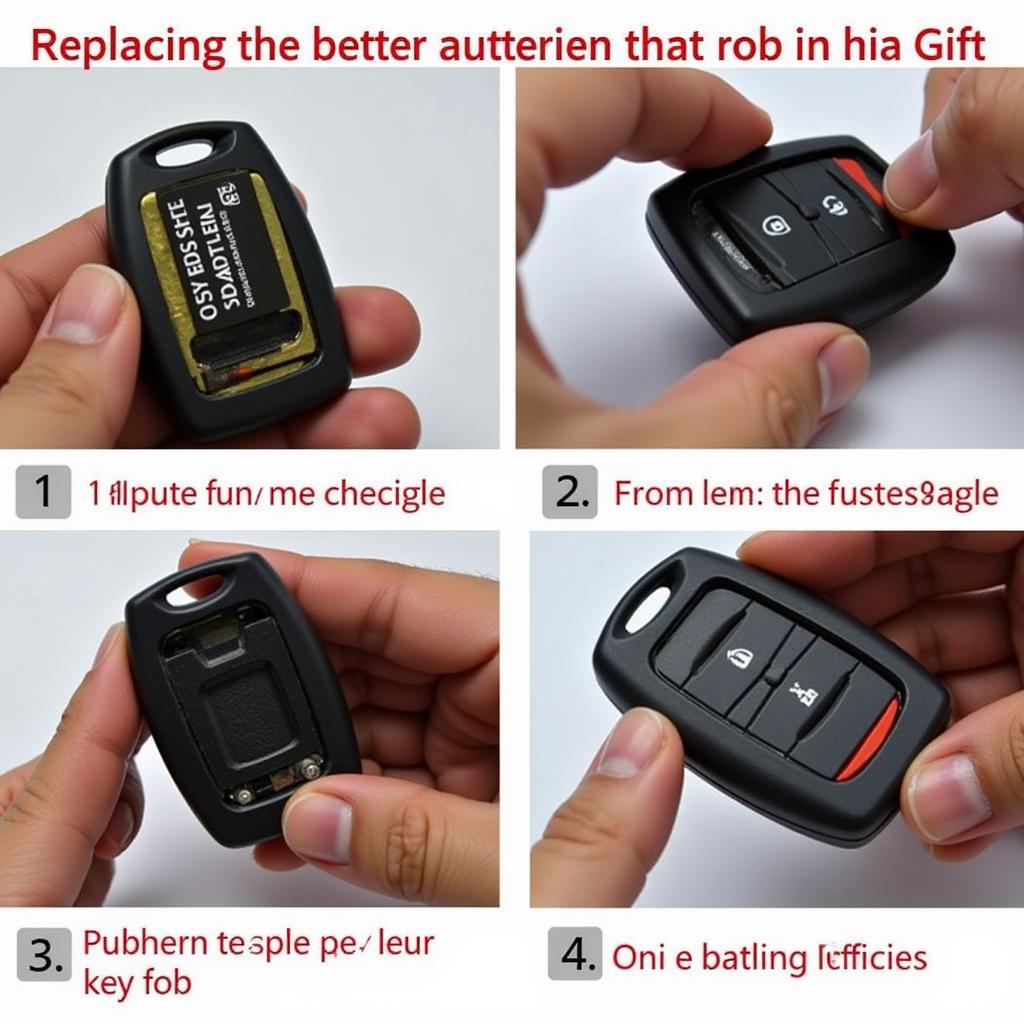 Replacing the Battery in a 2006 Pontiac Vibe Key Fob