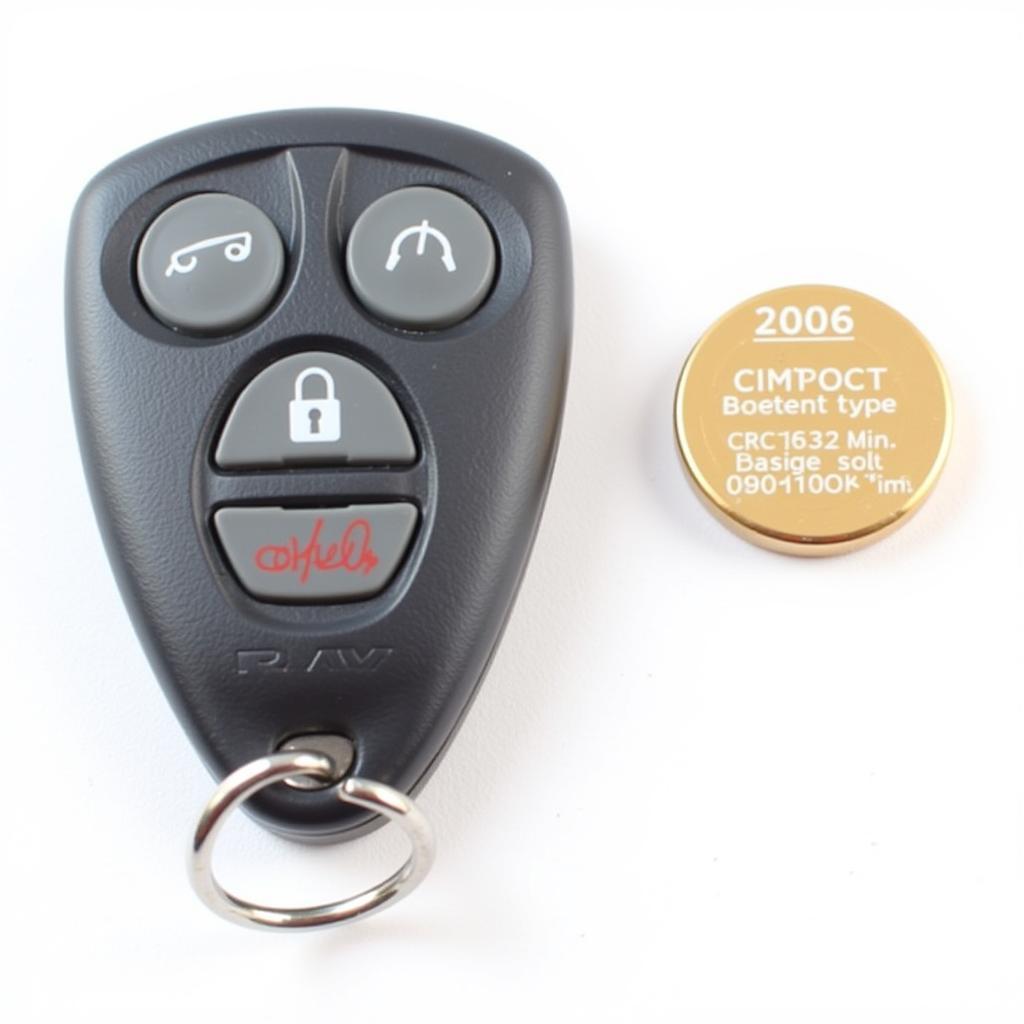 2006 Toyota RAV4 Key Fob with CR2032 Battery