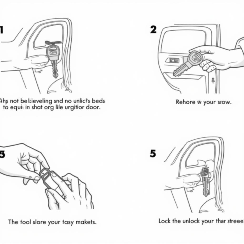 2006 Toyota Sequoia Key Fob Programming Steps Illustration