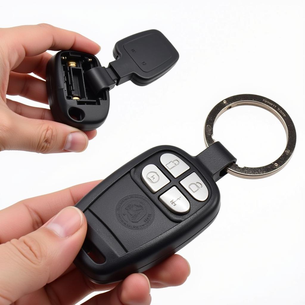 Locating the Battery Compartment on a 2006 VW Passat Key Fob