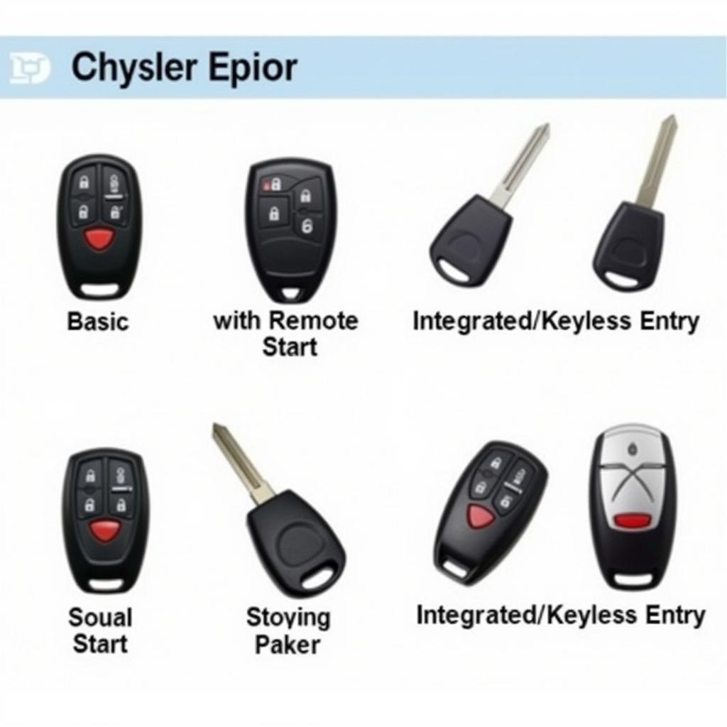 2007 Chrysler Aspen Key Fob Types: Basic, Remote Start, and Integrated Key Fobs