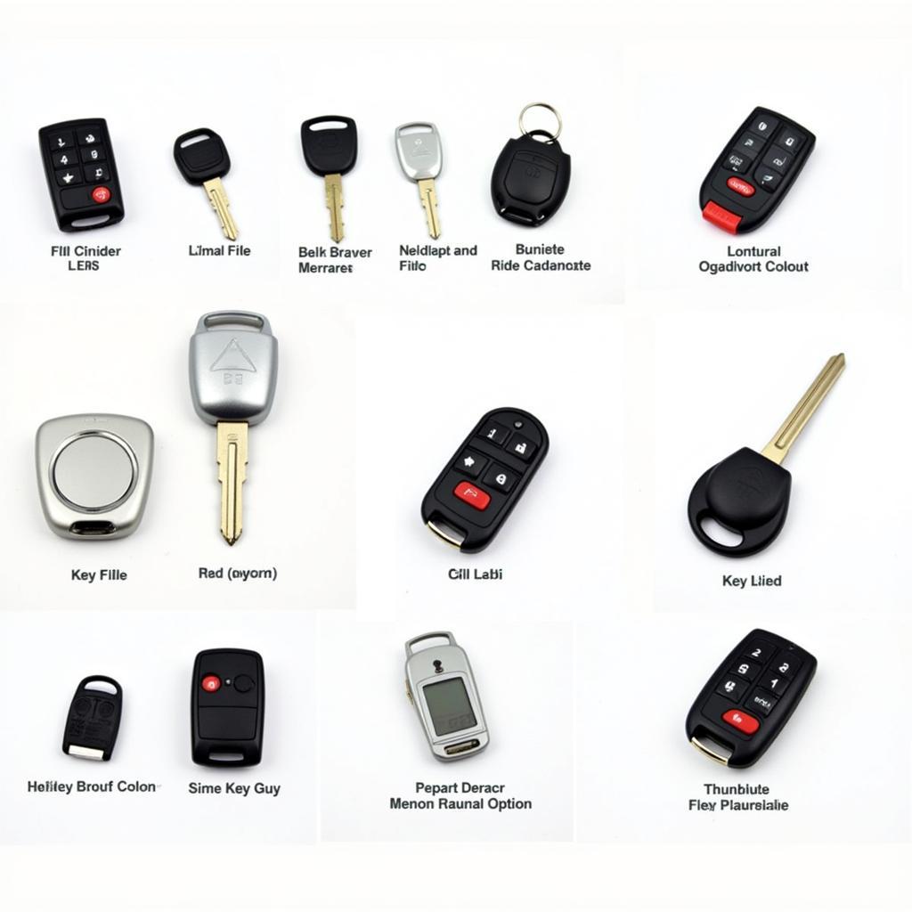 Different Types of 2007 Honda CRV Key Fobs