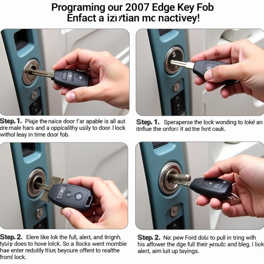 2007 Ford Edge Key Fob Programming using Door Lock