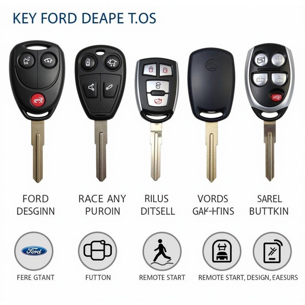 Different Types of 2007 Ford Escape Key Fobs