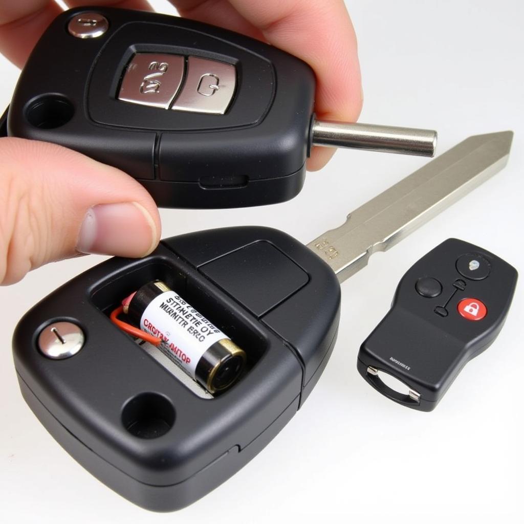 Replacing the battery in a 2007 Ford Explorer Sport Trac Key Fob