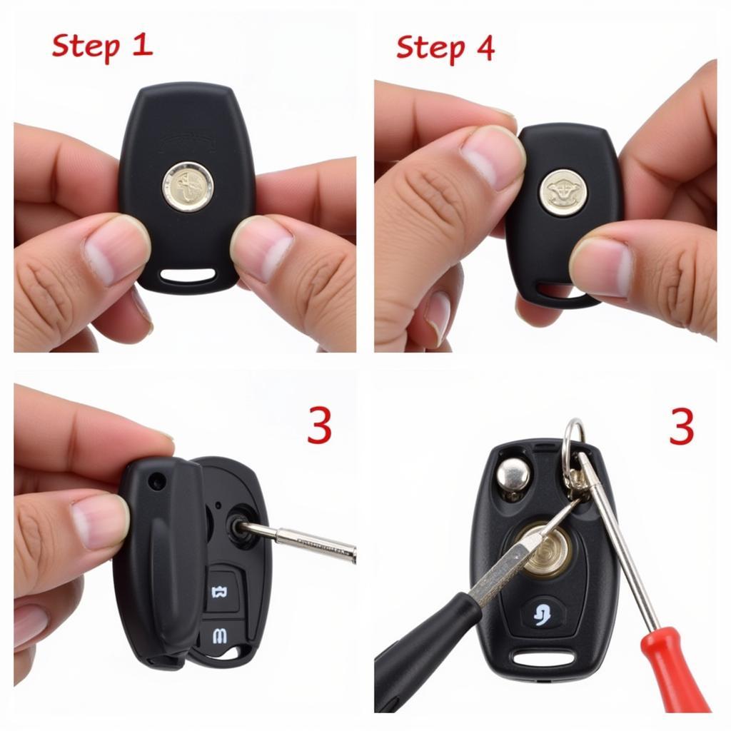 Replacing the battery in a 2007 Ford Fusion key fob