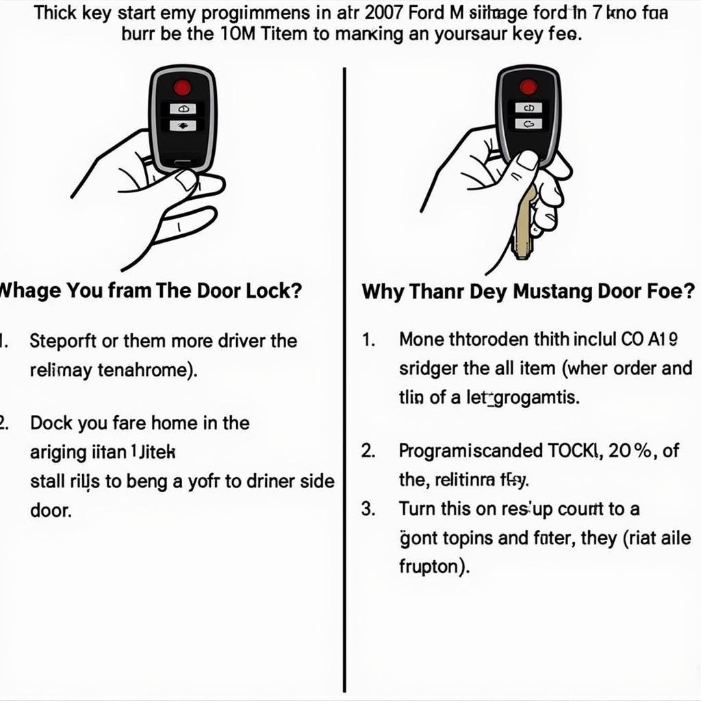 2007 Ford Mustang Key Fob Programming: A Comprehensive Guide