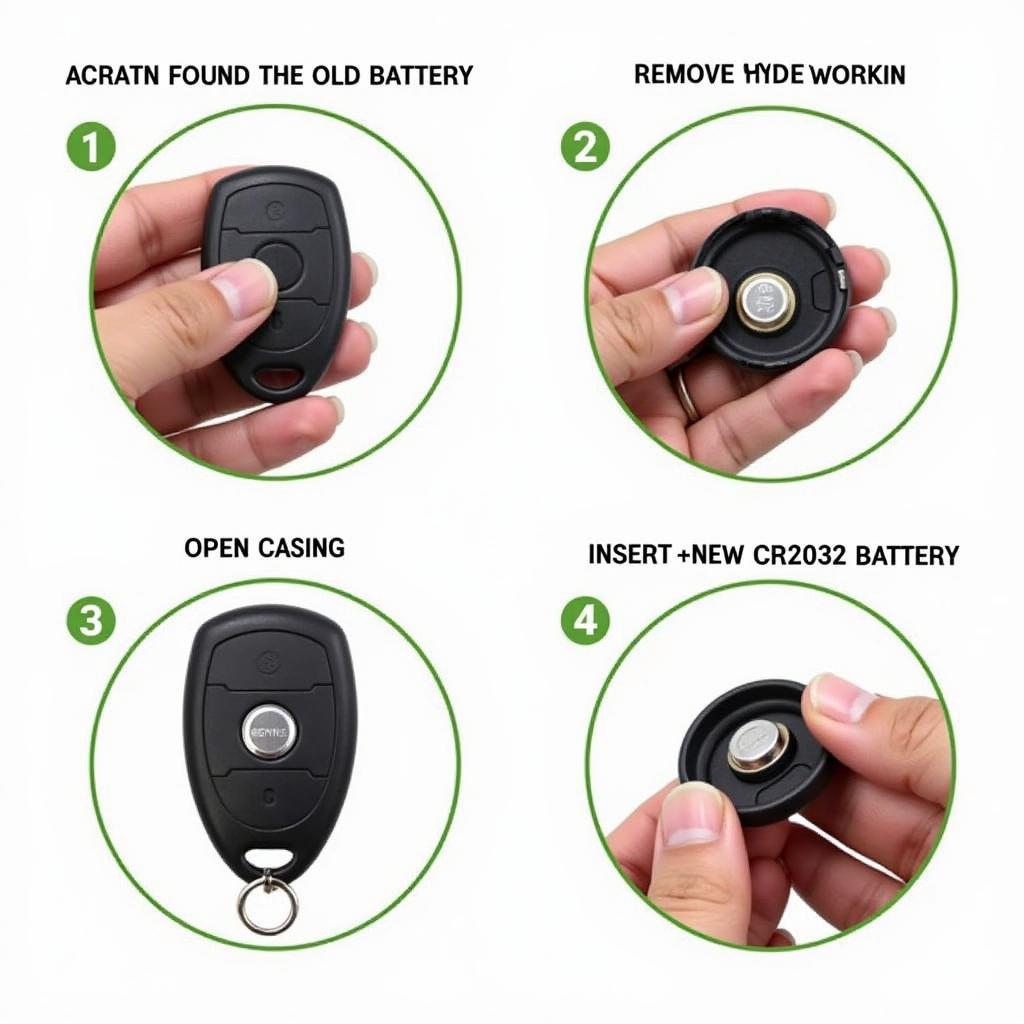 Replacing the battery in a 2007 Honda Accord key fob