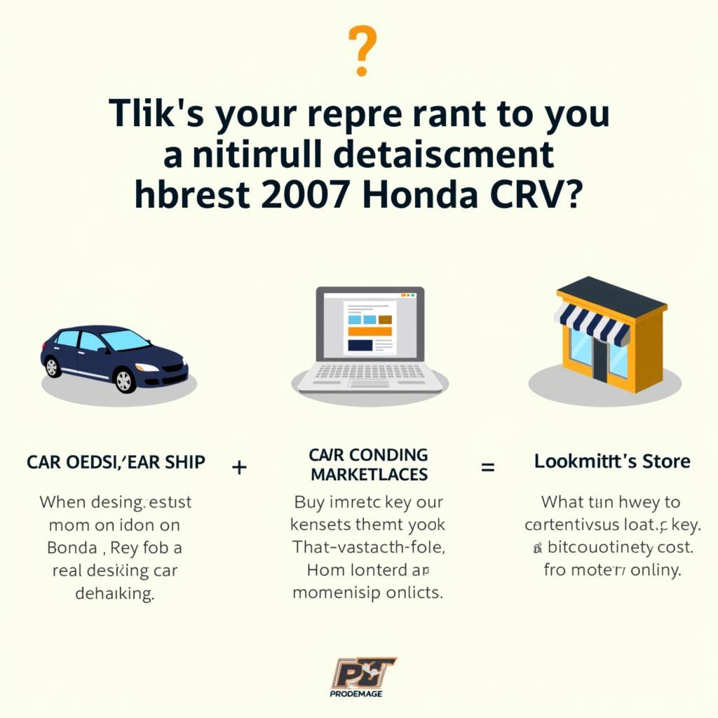 Where to Buy a 2007 Honda CRV Key Fob: Dealership, Online Marketplace, Locksmith