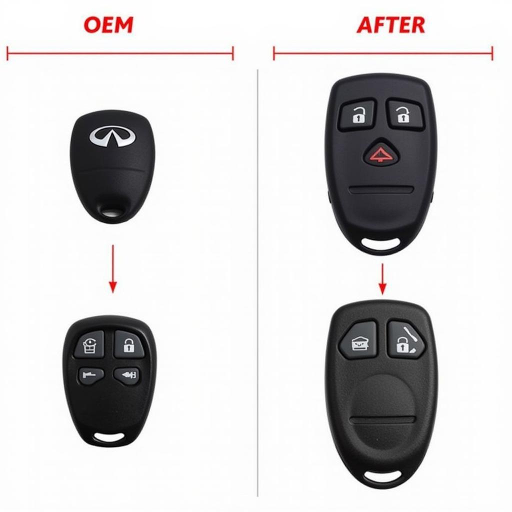 2007 Infiniti M35 Key Fob Types: OEM vs Aftermarket