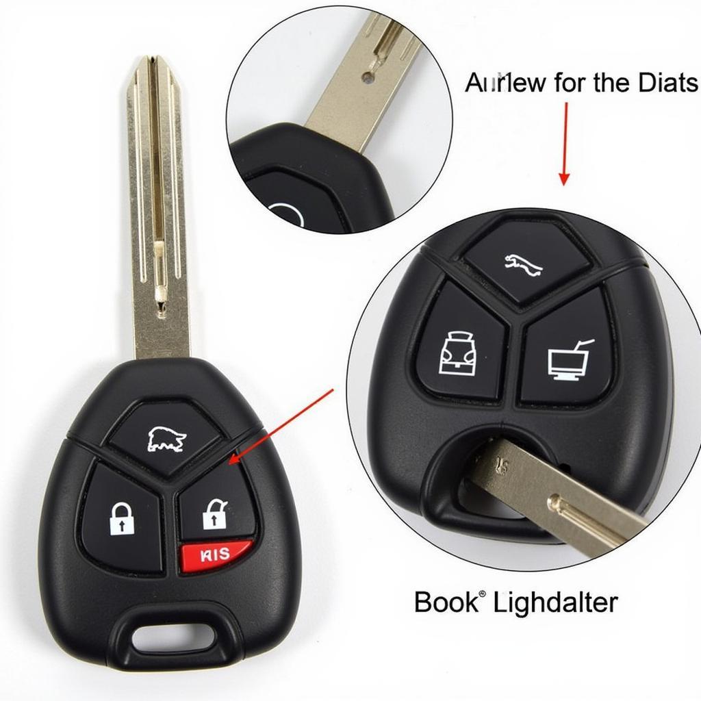 Inspecting a 2007 Jaguar XK Key Fob