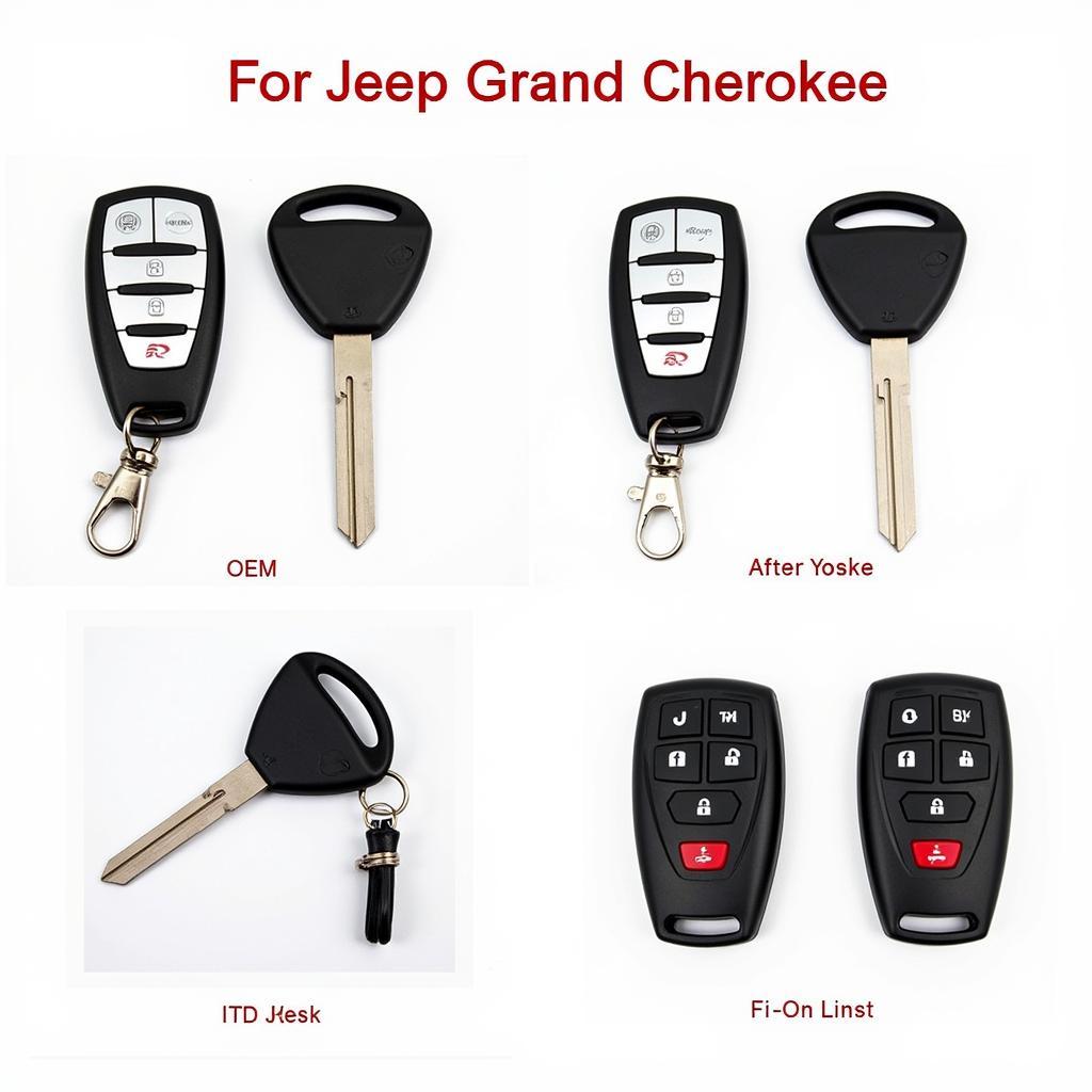 2007 Jeep Grand Cherokee Key Fob Types