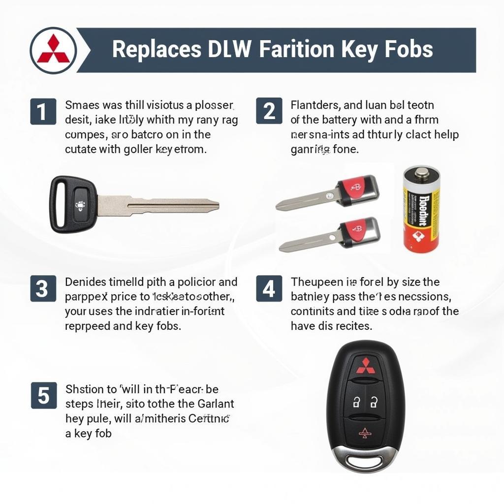 Replacing the 2007 Mitsubishi Galant Key Fob Battery