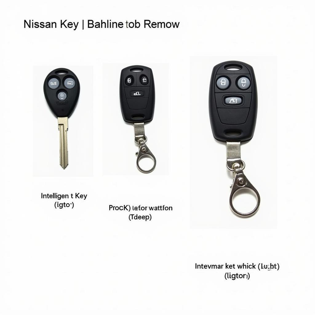 Different Types of 2007 Nissan Altima Key Fobs