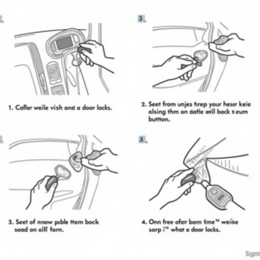 2007 Nissan Maxima Key Fob Programming Steps Illustration