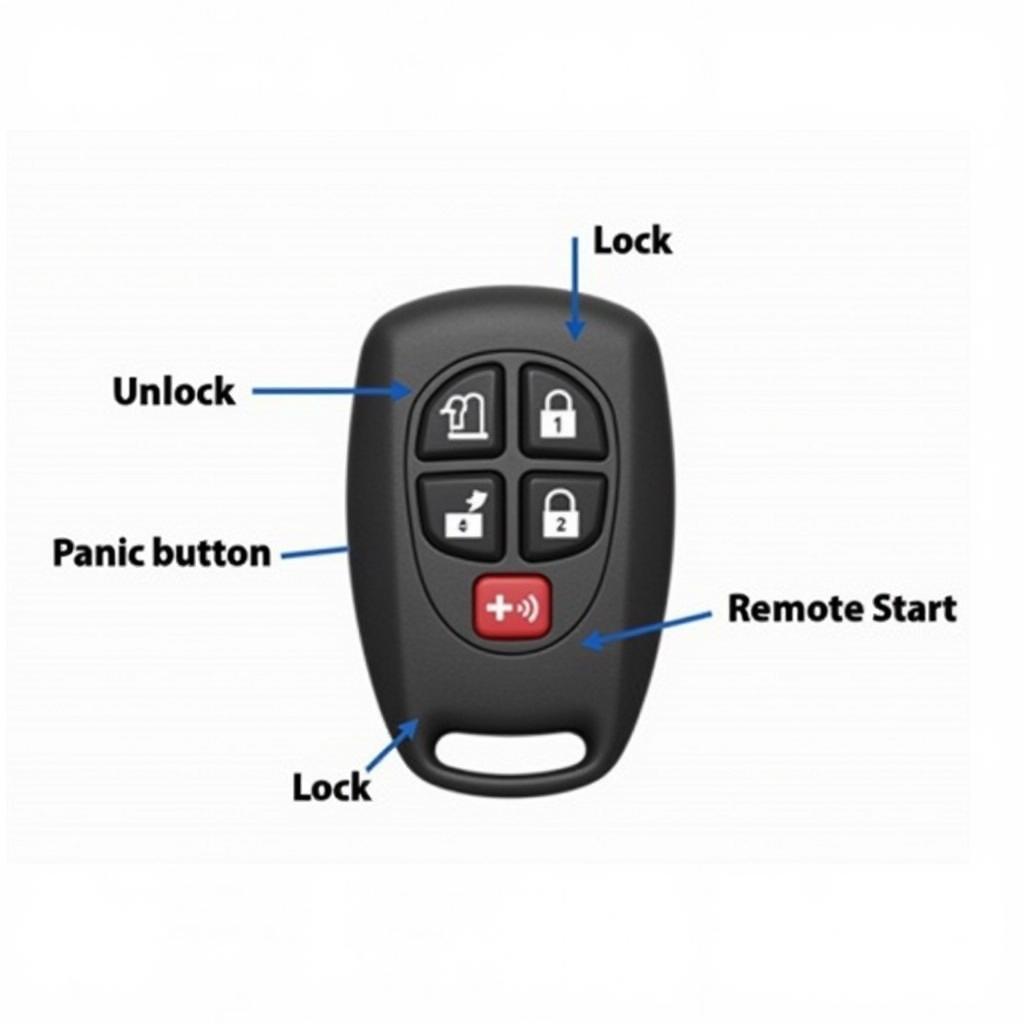 2007 Nissan Murano Key Fob Functions - Locking, Unlocking, Panic Alarm, Remote Start