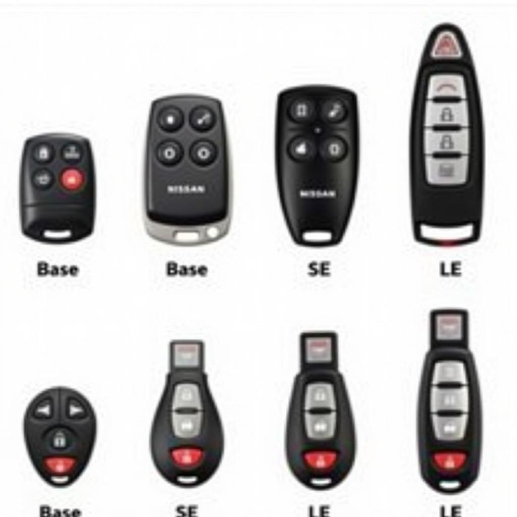 Different 2007 Nissan Pathfinder Key Fob Types