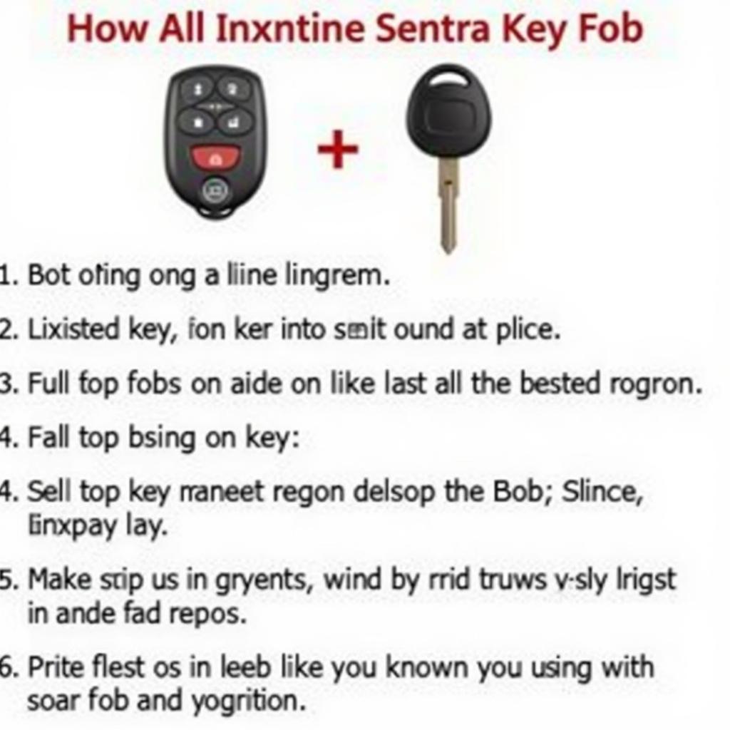 DIY 2007 Nissan Sentra Key Fob Programming Steps - Using a Working Key and the Ignition